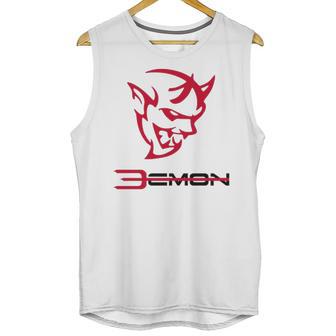 Dodge Demon Graphic Design Printed Casual Daily Basic Unisex Tank Top | Favorety