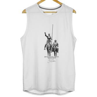 Don Quixote De La Mancha Y Sancho Unisex Tank Top | Favorety