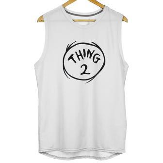 Dr Seuss Thing 2 Emblem Color Option Unisex Tank Top | Favorety DE