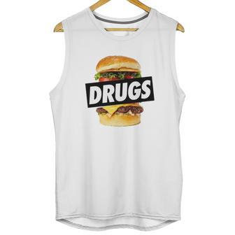 Drugs Burger Hoodie Unisex Tank Top | Favorety AU