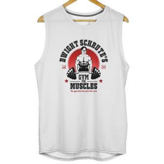 Dwight Schrute Gym For Muscles Unisex Tank Top | Favorety DE