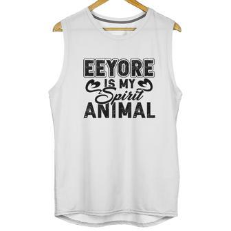 Eeyore Is My Spirit Animal Unisex Tank Top | Favorety