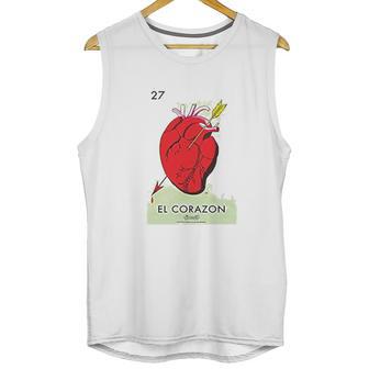 El Corazon Heart Loteria Card Mexican Bingo Unisex Tank Top | Favorety DE