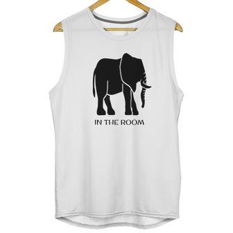 Elephant In The Room Funny Unisex Tank Top | Favorety