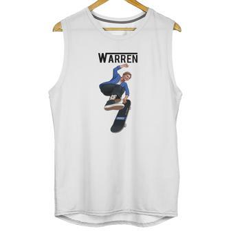 Elizabeth 2020 Warren Vans Logo Parody Unisex Tank Top | Favorety DE