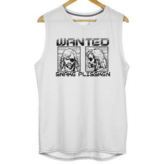 Escape From New York Snake Plissken Wanted Poster John Carpenter Movie Unisex Tank Top | Favorety CA