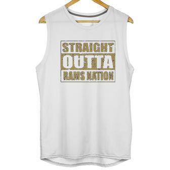 Expression Straight Outta Rams Nation Football Unisex Tank Top | Favorety