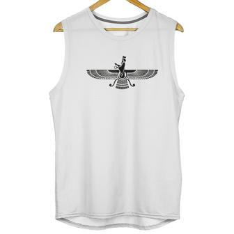 Faravahar Symbol Higher Spirit Zarathustra Unisex Tank Top | Favorety