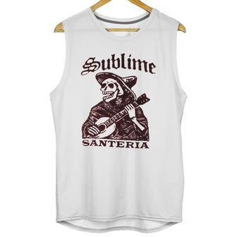 Fea Sublime Santeria Skeleton Unisex Tank Top | Favorety UK