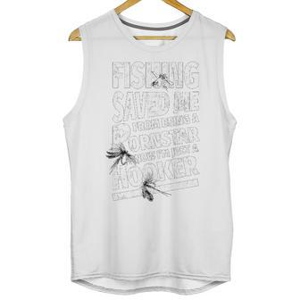 Fishing Save Me From Being A Pornstar Funny Fishing T- Unisex Tank Top | Favorety AU