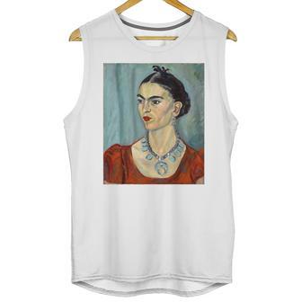 Frida Kahlo Portrait Art Unisex Tank Top | Favorety