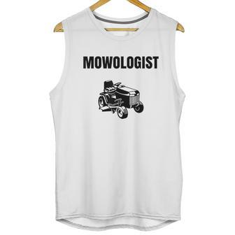 Funny Lawnmower Mowologist Landscaper Unisex Tank Top | Favorety AU