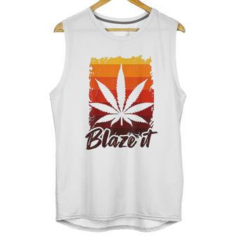 Funny Marijuana For Men Blaze It 420 Gift Unisex Tank Top | Favorety CA