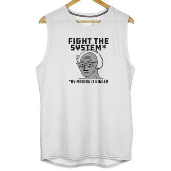 Funny Npc Meme Democrat Socialist Bernie Sanders Unisex Tank Top | Favorety DE