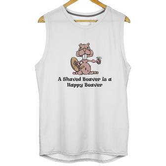 Funny Shaved Beaver Shirt 1 Unisex Tank Top | Favorety AU