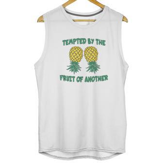 Funny Swinger Quote Upside Down Pineapple Phrase Slogan Unisex Tank Top | Favorety CA