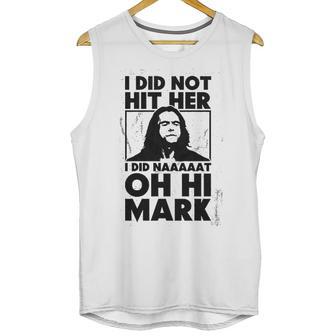 Geek Teez Oh Hi Mark Unisex Tank Top | Favorety UK