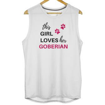 Goberian Gift This Girl Loves Her Goberian Unisex Tank Top | Favorety DE