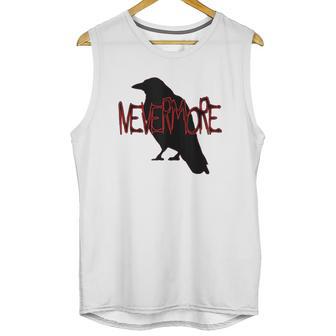 Gothic Nevermore Raven Edgar Allan Poe Gift Unisex Tank Top | Favorety