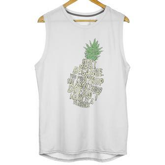 Gus And Spencer Funny Pineapple Unisex Tank Top | Favorety CA