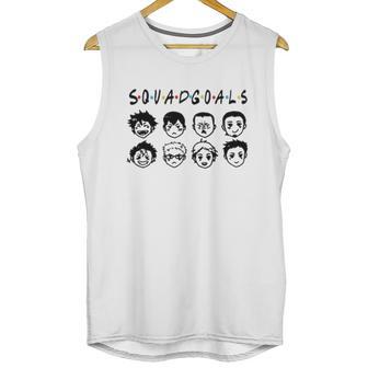 Haikyuu Squad Goals Funny Unisex Tank Top | Favorety