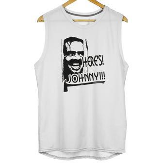 Heres Johnny The Shining Overlook Hotel Stanley Kubrick Stephen King Horror Movie Unisex Tank Top | Favorety CA