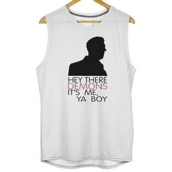 Hey There Demons Red Unsolved Buzzfeed Unisex Tank Top | Favorety