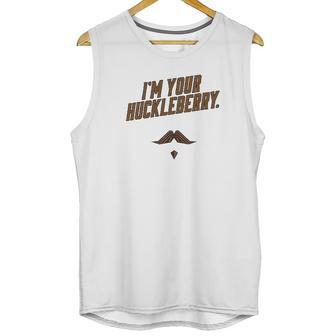 Im Your Huckleberry Western Quote Funny Vintage Gray 6Xl Graphic Unisex Tank Top | Favorety CA