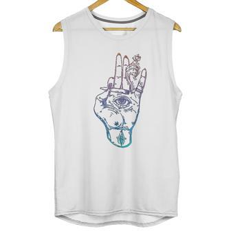 Illuminati Smoking Spliff Hand Stoner 420 Unisex Tank Top | Favorety CA