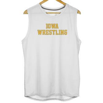 Iowa Hawkeyes Block Iowa Wrestling Unisex Tank Top | Favorety AU