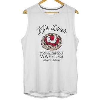 Jjs Diner Leslie Worlds Best Waffles Tv Show Unisex Tank Top | Favorety CA