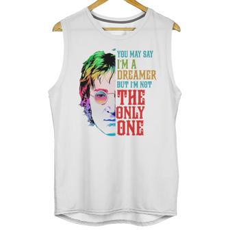 John Lennon Dreamer Unisex Tank Top | Favorety