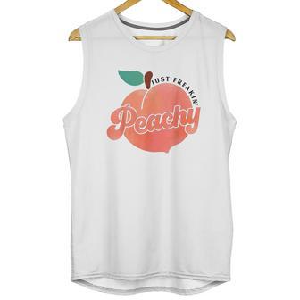 Just Freakin Peachy Hippie Summer Unisex Tank Top | Favorety