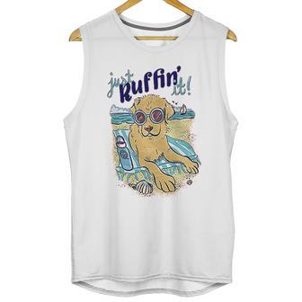 Just Ruffin It Unisex Tank Top | Favorety