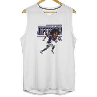 Justin Jefferson Cartoon Unisex Tank Top | Favorety UK