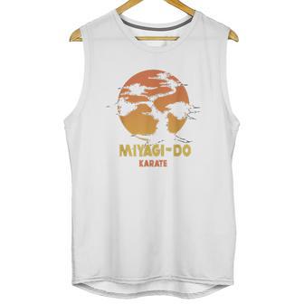 Karate Kid Miyagi Do Banzai Tree Sunset Logo Unisex Tank Top | Favorety