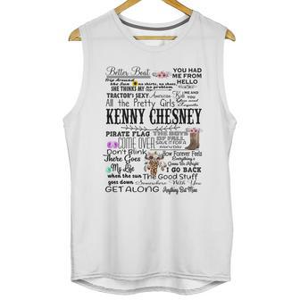 Kenny Chesney Lyrics Tshirt Raglan Music Lyrics Unisex Tank Top | Favorety DE