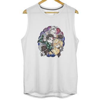 Kimetsu No Yaiba Demon Slayer Doodle Unisex Tank Top | Favorety