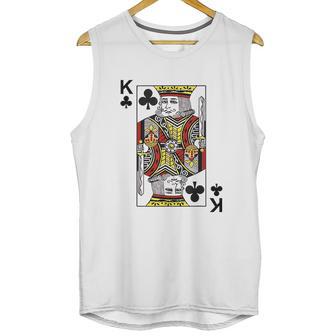 King Of Clubs Blackjack Cards Poker 21 K Unisex Tank Top | Favorety AU