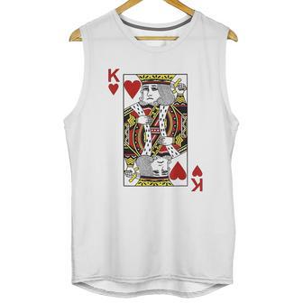 King Of Hearts Blackjack Cards Poker Unisex Tank Top | Favorety AU