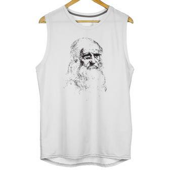 Leonardo Da Vinci Portrait Art Unisex Tank Top | Favorety