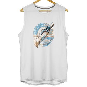 Liquid Blue Pink Floyd Welcome To The Machine Unisex Tank Top | Favorety