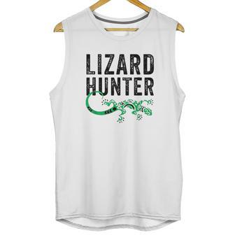 Lizard Hunter Funny Gecko Reptile Lover Kids Gift Unisex Tank Top | Favorety DE