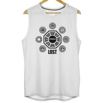 Lost Dharma Station Logos Unisex Tank Top | Favorety