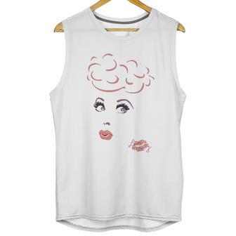 I Love Lucy 50S Tv Series Eyelashes Unisex Tank Top | Favorety UK