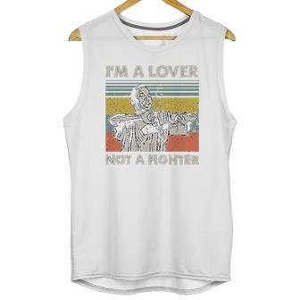 Im A Lover Not A Fighter Blood In Blood Out Cruzito Vintage Unisex Tank Top | Favorety UK