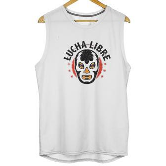 Lucha Libre Retro Mexican Wrestler Wrestling Red M Unisex Tank Top | Favorety AU