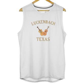 Luckenbach Texas Travel Souvenir Country Music Guitar Unisex Tank Top | Favorety UK