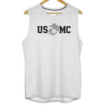 Lucky Ride Marine Corps Bull Dog Usmc Military Unisex Tank Top | Favorety CA