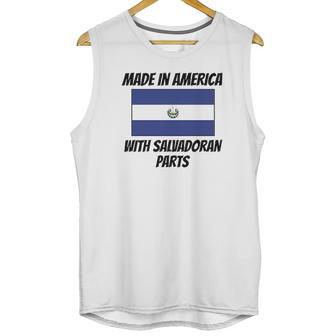 Made In America With Salvadoran Parts Unisex Tank Top | Favorety CA